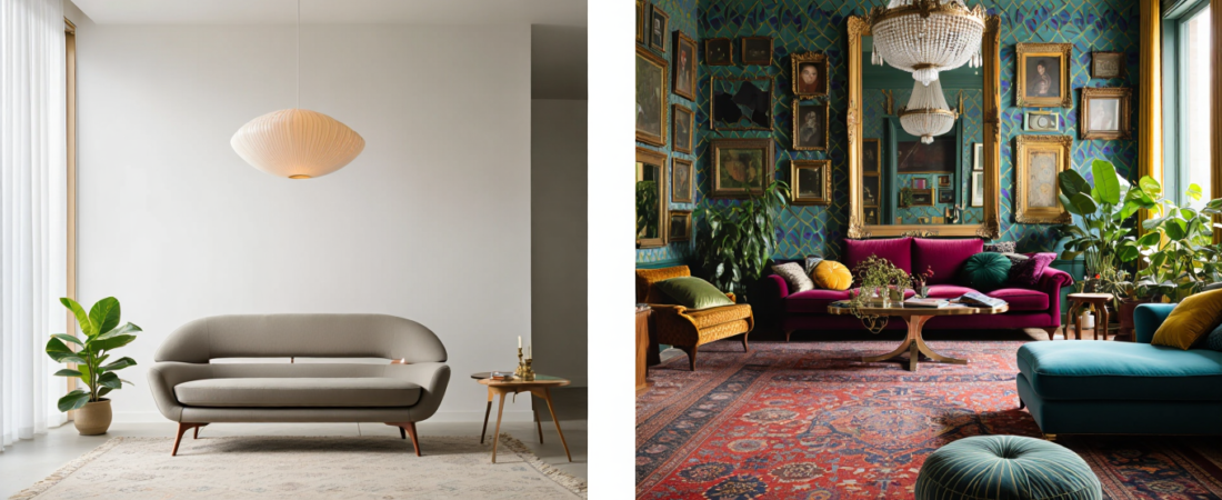 Minimalismo vs. Maximalismo: ¿Qué estilo de decoración predominará en 2025?