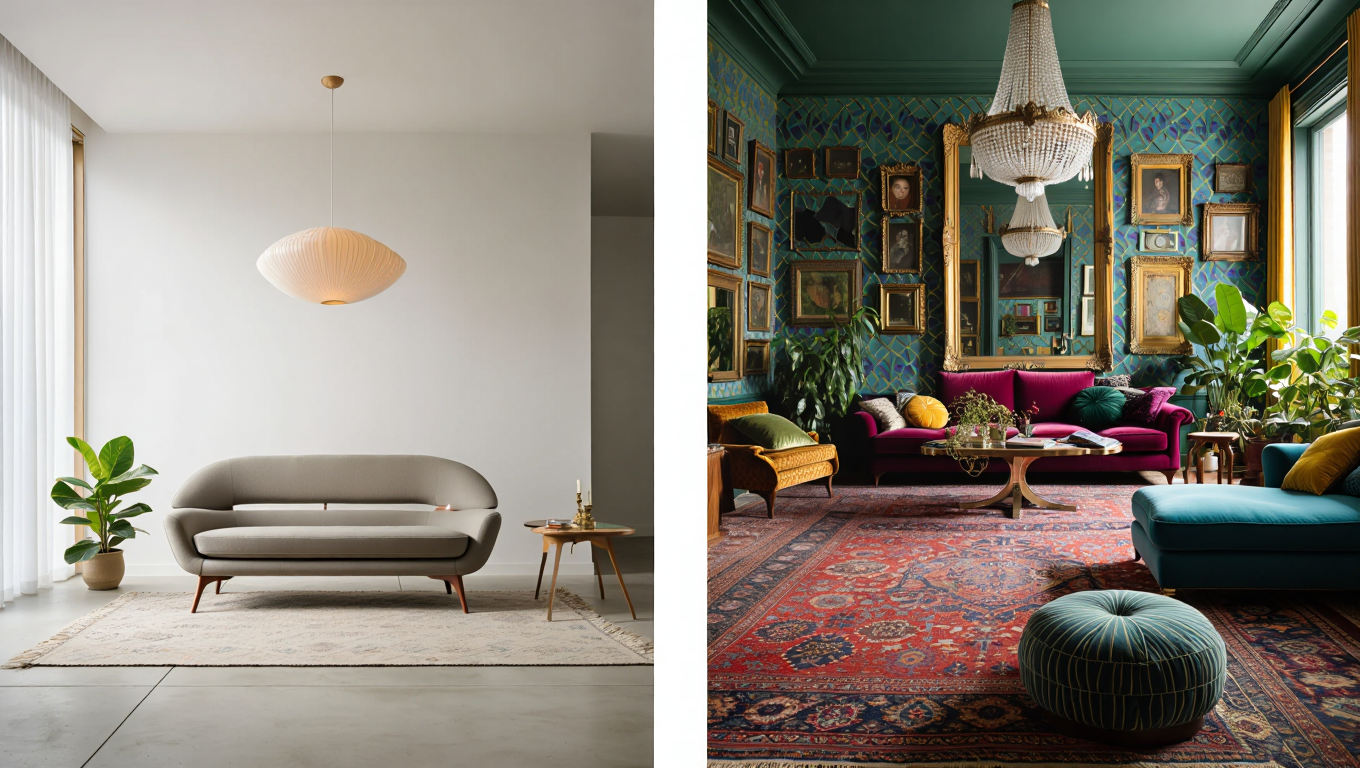 Minimalismo vs. Maximalismo: ¿Qué estilo de decoración predominará en 2025?