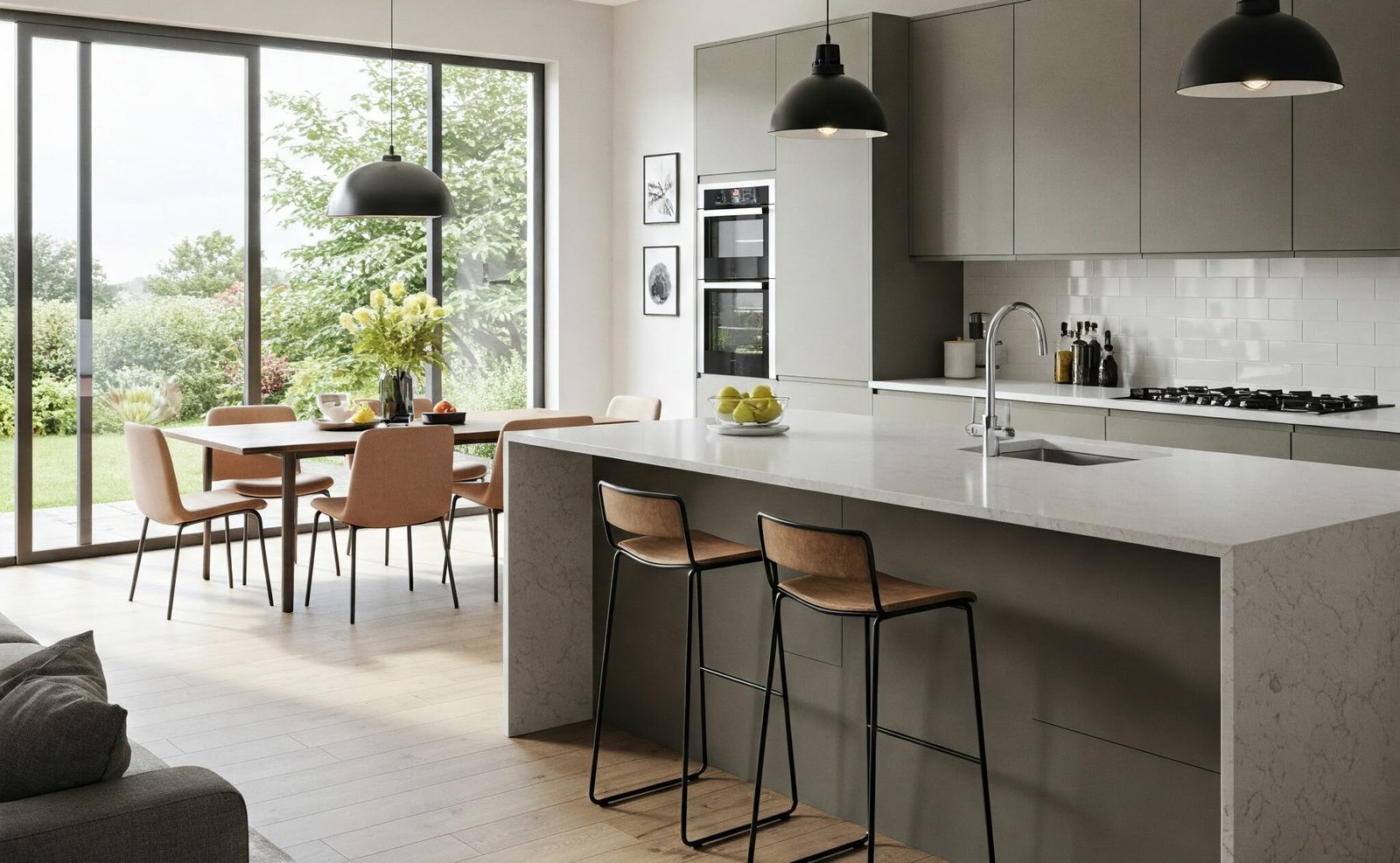 Cocinas: El nuevo corazón social del diseño interior